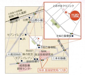 砧ゆり眼科医院_地図
