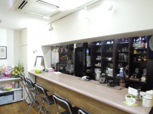 世田谷区砧8-4-15 ルフージュカフェ　店内　カウンター