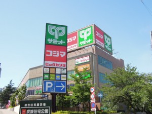 スーパーサミット成城店・コジマ×ビックカメラ・サイゼリヤ他