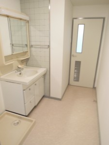 世田谷区砧4丁目 3LDK 賃貸マンション‗脱衣場（独立洗面台・室内洗濯機置き場）