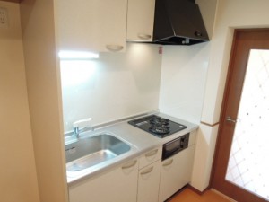 世田谷区千歳台２丁目　オートロック・防犯カメラ付高セキュリティ１Ｋ賃貸マンショングリル付きシステムキッチン