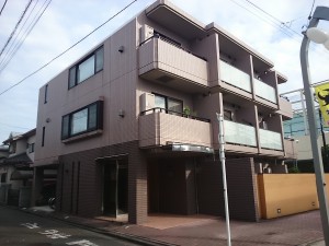 世田谷区千歳台２丁目　オートロック・防犯カメラ付高セキュリティ１Ｋ賃貸マンション外観