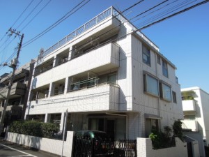 世田谷区砧2丁目、小田急線祖師ヶ谷大蔵駅/千歳船橋駅徒歩10分1K賃貸マンション外観