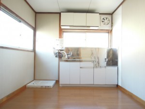 小田急線祖師ヶ谷大蔵駅徒歩17分 千歳台2丁目の2DK賃貸アパート キッチン流し・フローリング床新品