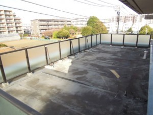 世田谷区千歳台4丁目のルーフバルコニー付2LDK賃貸マンション・約23帖のルーフバルコニー